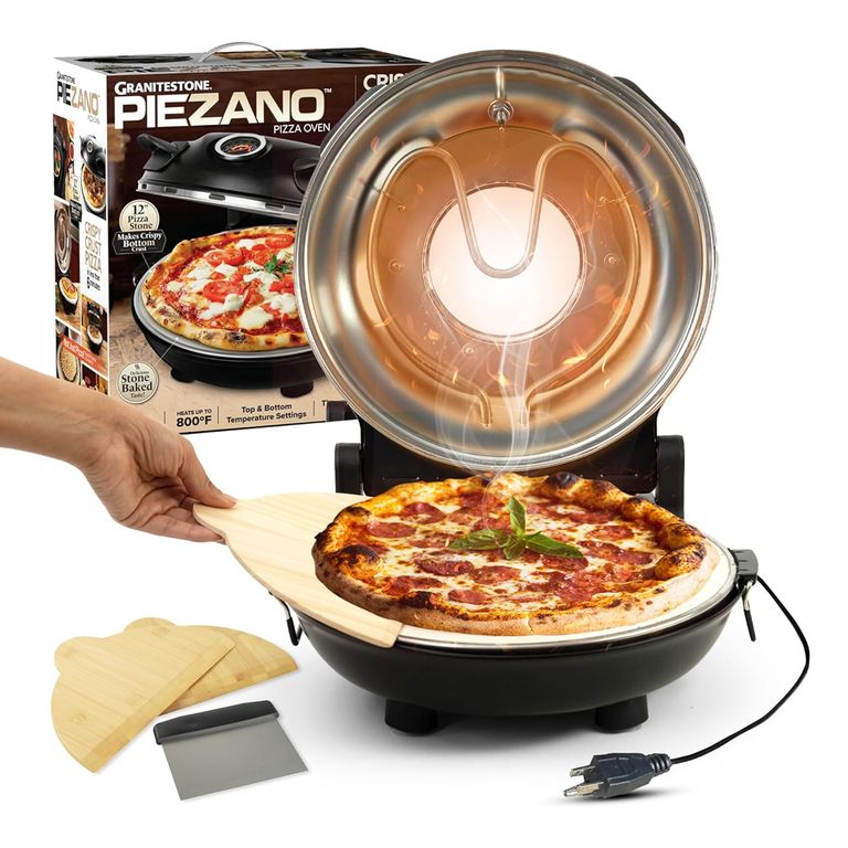 Horno para Pizza de Encimera Eléctrica Granitestone Piezano Pizza Oven