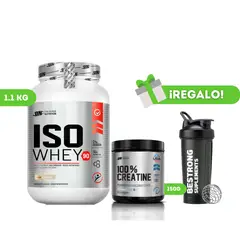 UNIVERSE NUTRITION - PROTEÍNA ISO WHEY 1 KG COOKIES + CREATINA UN 150 G + SHAKER