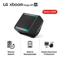 LG - Parlante Bluetooth XBOOM Stage 301 120W Ipx4 (2025)