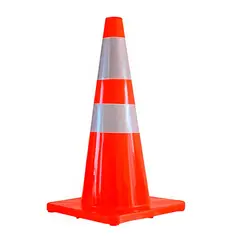 GENERICO - Cono de Seguridad Vial Reflectivo PVC 70 cm