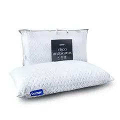 DRIMER - Pack x 2 Almohadas Visco Antiácaros - King (80x40 cm)