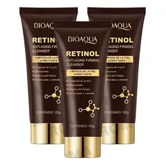 BIOAQUA - PACK 3 LIMPIADOR FACIAL RETINOL 100G