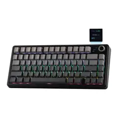 AULA - Teclado Mecanico Inalambrico EPOMAKER x F75 Max Pantalla TFT