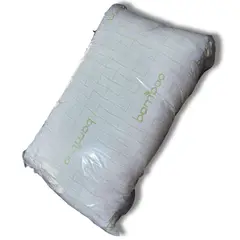 GENERICO - Pack 2 Almohadas de Bambu Gemelas Antiácaros (45cm X 65cm)
