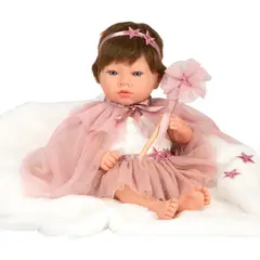 MUÑECAS REBORN - Muñeca Bebe Reborn 38 cm Princess Rosa con Manta Arias 98194