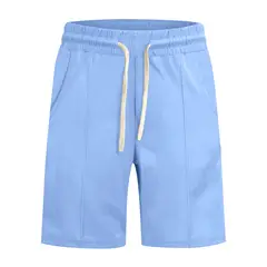 TIOZONEY - Pantalones cortos casuales ligeros - Azul