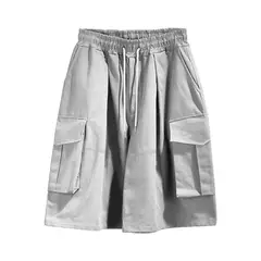 TIOZONEY - Pantalones cortos casuales ligeros - Blanco