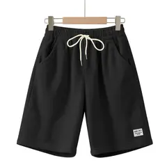 TIOZONEY - Pantalones cortos de verano con bolsillos - Negro