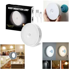 GENERICO - FOCO LED CON SENSOR DE MOVIMIENTO MINI LAMPARA RECARGABLE INALÁMBRICO