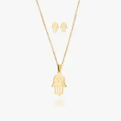 GENERICO - Set de collar y arete Fortuna para dama