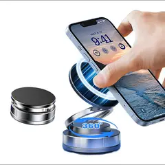 OEM - Soporte Magnético para Teléfono con Ventosa de Vacío Ajustable y Rotación 360°