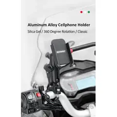 MOTOWOLF - SOPORTE CELULAR CON CARGADOR