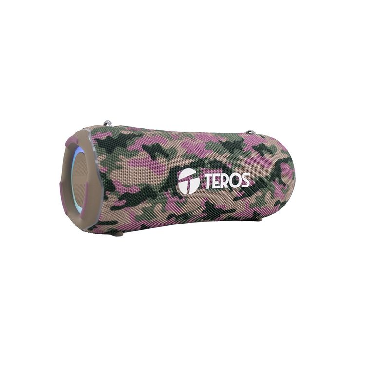 Parlante Ultra TE-6046M 40W BT53 RGB TWS marrón militar camufla
