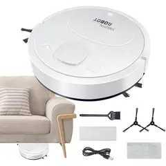 GENERICO - ASPIRADORA ROBOT INTELIGENTE BARRIDO AUTOMÁTICO RECARGABLE USB