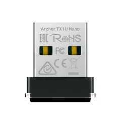 TP LINK - WIFI TP-Link Archer GIGABIT COLOR NEGRO PN ARCHER TX1U NANO