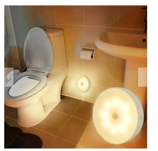 Foco Lámpara LED con Sensor de Movimiento Recargable USB