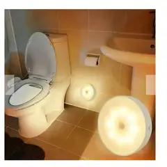 GENERICO - Foco Lámpara LED con Sensor de Movimiento Recargable USB