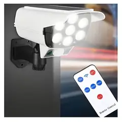 GENERICO - FOCO SOLAR CON SENSOR DE MOVIMIENTO Y CONTROL REMOTO