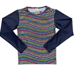 RED CARROT - Polo para nadar azul con corazones