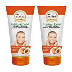 NEVADA NATURAL PRODUCTS - PACK 2 EXFOLIANTE FACIAL DE DURAZNO 200G NEVADA