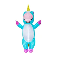GENERICO - Disfraz de Unicornio Celeste para Adultos Halloween