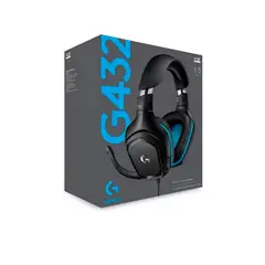 LOGITECH - AUDIFONO C/MICROF. G432 7.1 USB BLACK