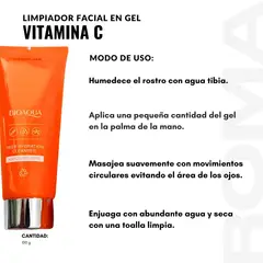 BIOAQUA - LIMPIADOR FACIAL EN GEL VITAMINA C 100G