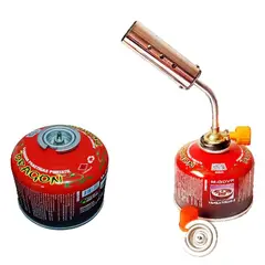 DRAGON - SOPLETE PROFESIONAL + 2 BOMBONAS X 500ML DE VALVULA DE ACOPLE