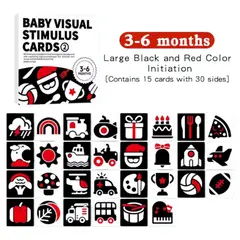 GENERICO - Cartas Estimulación Visual 3-6 meses Modelo 6