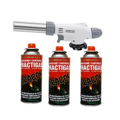 DRAGON - CABEZAL FLAMEADOR CON GRADUADOR DE ANILLO + 3 CARTUCHOS