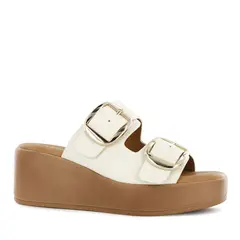 IMPULS - Sandalias Cuña Mujer Abi12 Hielo