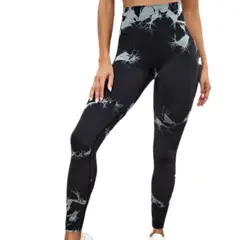 EPAUS - Leggings Push up Tie Dye Deportivo para Mujer