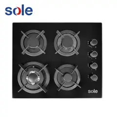 SOLE - Cocina Empotrable 4 Hornillas 60 cm SOLCO068