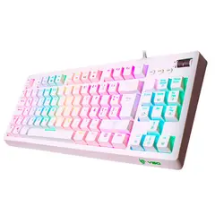 VSG - Teclado Mecánico Quasar RGB Switch Brown Blanco
