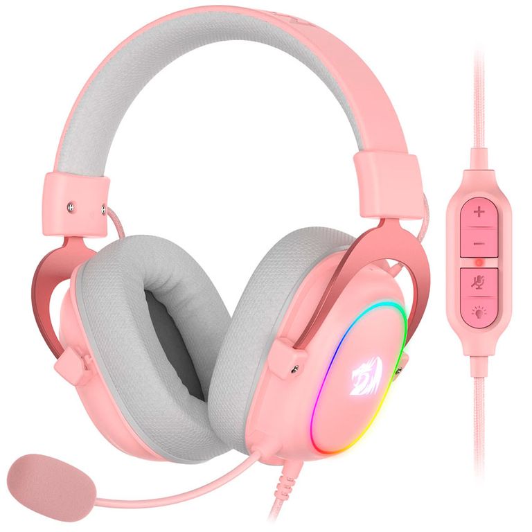 Audifono Redragon Zeus X RGB H510P-RGB PINK