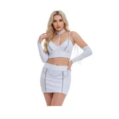 GENERICO - DISFRAZ HALLOWEEN ANGEL BLANCO