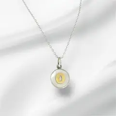 JOYERIA D'PILMER - GARGANTILLA DE PLATA CON DIJE INICIAL O