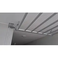 GENERICO - Tendal con Sistema de Poleas para Techo de 75CM x 120cm