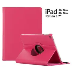 GENERICO - Funda Case para iPad 9.7 5ta Gen. 2017 A1822 A1823 Cover Giratoria