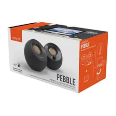 CREATIVE - PARLANTE PEBBLE 2.0 4.4W 3.5MM USB-POWER BLACK (51MF1680AA000)