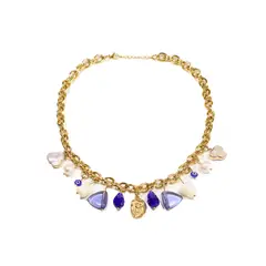 SAMANTHA PINTO HANDMADE ACCESSORIES - Collar Radiance Blue Gems