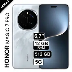 HONOR - Celular Magic 7 Pro 512GB, 12GB RAM Gris