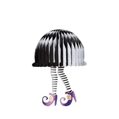 PIA COPELLO STORE - Decoracion falda de halloween negro y blanco