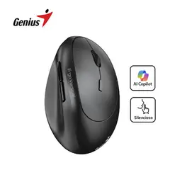 GENIUS - MOUSE ERGO 8350S WIRELESSBT VERTICAL GRIS OSCURO