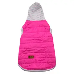 EL MONOPET - Chaleco impermeable de algodón ccapucha elmonopet talla 4