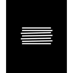 ARTE R LATTE - Artprint IMPERFECT LINES - Cuadro de madera Vintage Moderno con vidrio