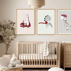 ARTE R LATTE - Artprint KIDS 1 - Cuadro de madera Vintage Moderno con vidrio