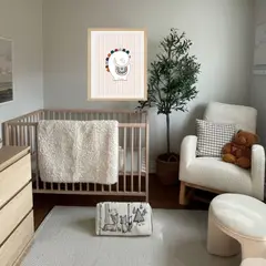 ARTE R LATTE - Artprint KIDS 8 - Cuadro de madera Vintage Moderno con vidrio