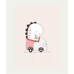 ARTE R LATTE - Artprint KIDS 6 - Cuadro de madera Vintage Moderno con vidrio