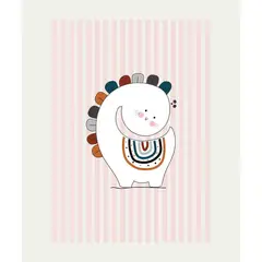 ARTE R LATTE - Artprint KIDS 8 - Cuadro de madera Vintage Moderno con vidrio